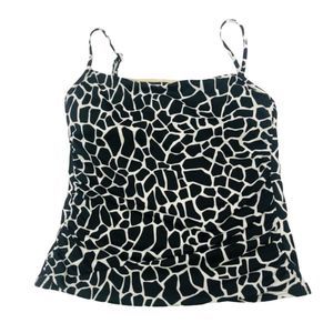 Miraclesuit Black and White Swim Top